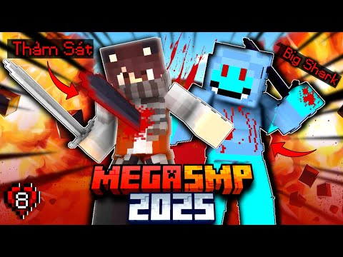 CHÚNG TÔI BẤT NGỜ BỊ THẢM SÁT BỞI BĂNG CƯỚP SA MẠC TRONG MINECRAFT MEGA SMP 2025  - TẬP 8