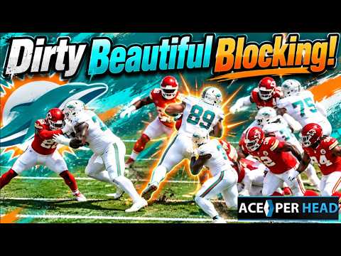 Film Study: Dolphins Tight Ends & Receivers Bring Brutal Blocking
