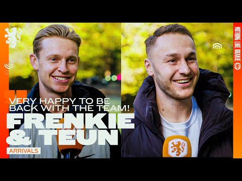 FRENKIE de Jong & Teun KOOPMEINERS are back! 😍 | INTERVIEW