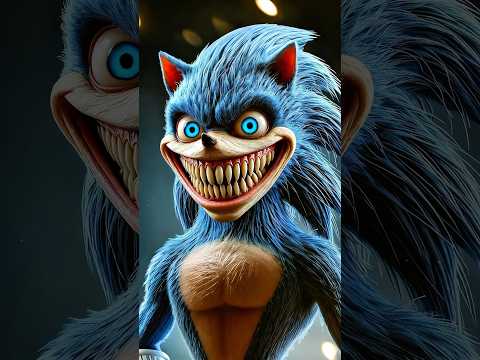 Horror version of the Sonic the Hedgehog characters #scary
