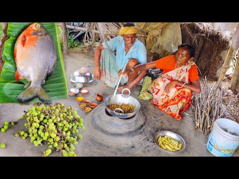 ROOP CHAND FISH masala curry and fig recipe cooking & eating by our grandmaa