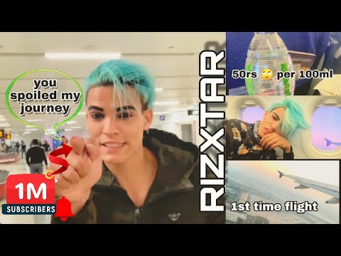 FIRST FLIGHT EXPERIENCE || VLOG 13 || RIZXTAR.