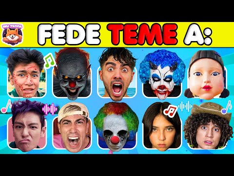 ¿Cuánto Sabes de FEDE VIGEVANI?#5/Quiz de Fede Vigevani, Kim Loaiza🤔❓|Deep Web, ALFA, Duffy, Thanos😍