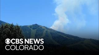 YouTube video thumbnail: Wildfires Break out South/Southeast of Steamboat Springs in Colorado High Country