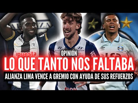 ALIANZA LIMA 2-0 GREMIO🏆PEÑA, GENTILE Y CASTILLO ARMARON LA FIESTA💥EN MATUTE CAYÓ OTRO MONSTRUO