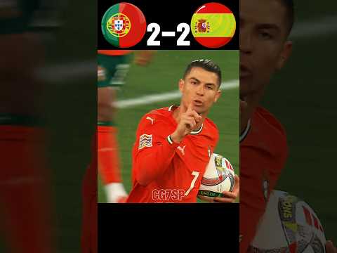 Portugal VS Spain Euro Cup Final 2021 Ronaldo Pepe Yamal Aura #portugal #spain #football