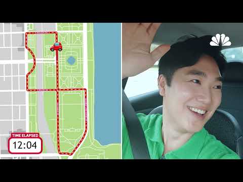 How long does it take to walk NASCAR Chicago Street Race course?
