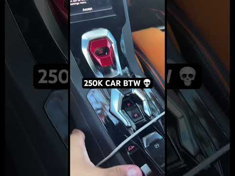 Didn’t realize how much plastic in Lamborghini interior 😂 #shorts #lamborghini #viral
