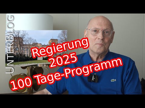 Unsere neue Regierung - Die ersten 100 Tage - Vorschläge | Notwendigkeiten