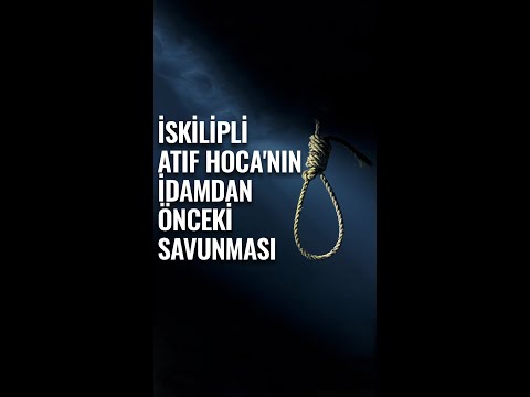 İskilipli Atıf Hoca'nın İdamdan Önceki Savunması | Mehmet Yıldız #shorts