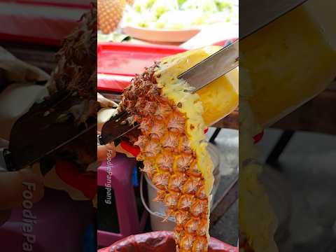 신기한!! 타이난 파인애플 자르기 달인