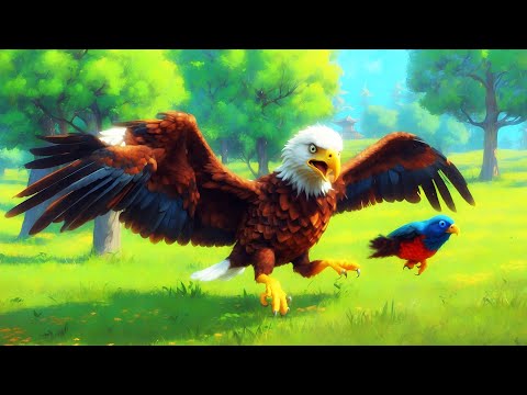 Wild Birds in the Forest, Eagle Hunts & Eat Sparrow | Wild Animal Battle Simulation