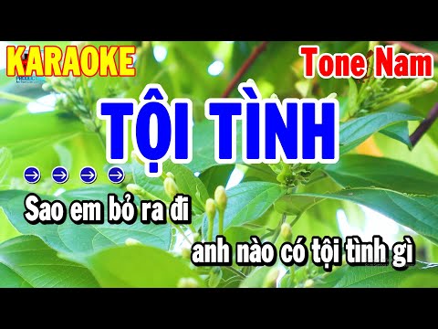 Karaoke Tội Tình Tone Nam Nhạc Sống Rumba Dễ Hát 2024 | Thanh Hải