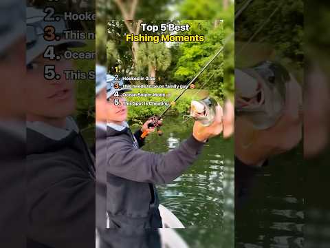 Top 5 Best Fishing Moments 🎣 #tiktok #best #fishing