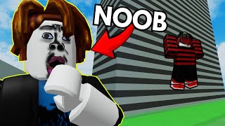 Teaching Noobs WALLHOP in ROBLOX!