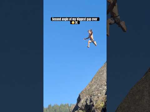 Felt like flying? #sendit #5k #jump #gap #travel #adventure #outdoors #water #viral #shorts