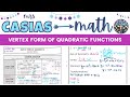 Exploring Vertex Form of Quadratic Functions