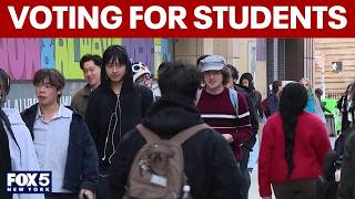 College students deciding where to register to vote