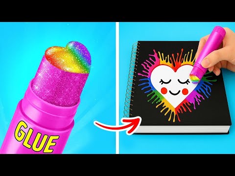 INCREDIBILI TRUCCHI ARTISTICI | Tecniche di Pittura E FANTASTICI FAI DA TE Su 123 GO Like!