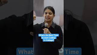 The most important TIME in College. Importance of starting early