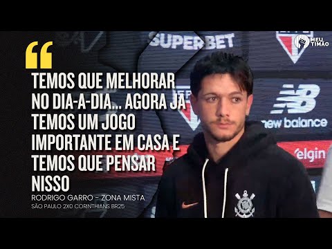 GARRO COMENTA TRABALHO DE DORIVAL, FALA DE TRIO GYM E CITA DESGASTE DOS JOGADORES
