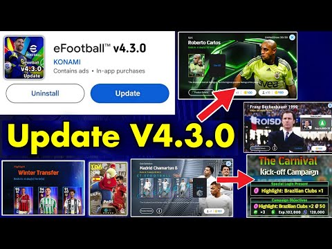 New Club Packs & V4.3.0 Update Rewards In eFootball™ 2025 🔥 New Nominating Contract, Managers Pack