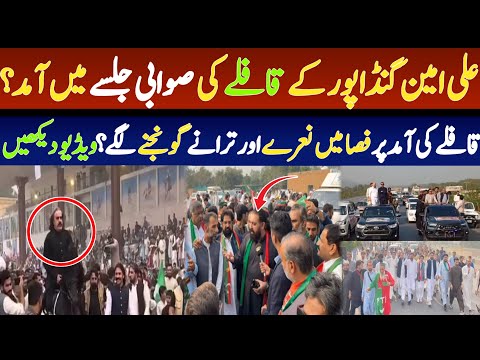 Today swabi jalsa pti | swabi jalsa Ali Amin gandapur entry | pk news hd