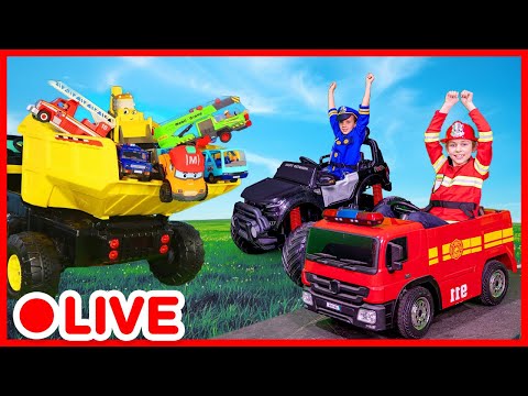 Toys Adventure :  Cars & Trucks for Kids  🚙🚘🚛 Fun with vehicles for Toddlers | Kidibli