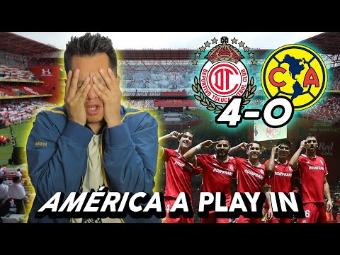 ¡GOLEADA INFERNAL! Reacciones TOLUCA 4-0 AMÉRICA Jornada 17 Liga Mx