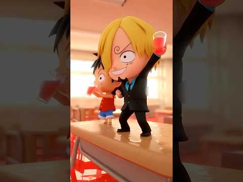 ルフィの学校がスイカジュースでいっぱいになった!