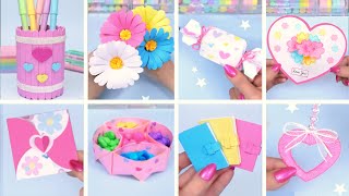 + 30 Manualidades con papel / Ideas para regalar / Miniaturas / DIY Ideas fáciles / Utiles escolares