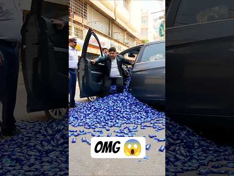 “Car Packed With Blue Sting Bottles 🥤 | Police Totally Shocked 😳 #shorts”