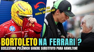 BORTOLETO NA FERRARI ? 🤔 ECCLESTONE CAUSA POLEMICA AO SUGERIR BRASILEIRO NO LUGAR DO HAMILTON!! 