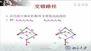 36 教学录像 边覆盖与匹配上 北京大学 离散数学