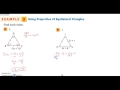 Properties of Isosceles Triangles