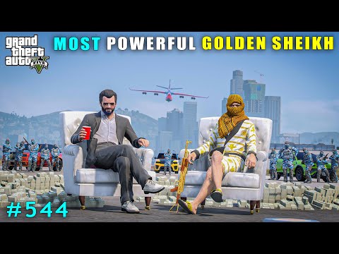 The Most Powerful New Dubai Golden Sheikh | Gta V Gameplay