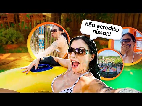 OLHA O QUE ACONTECEU COMIGO NO MAIOR PARQUE AQUÁTICO DO BRASIL *hotbeach*