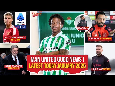 OMG❗Hojlund Serie A Return🚨Malacia on Loan Real Betis🔁Rashford OUT Squad, L.Shaw Return😱Man Utd News