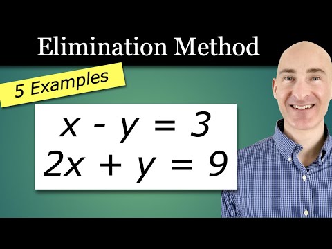 Elimination Method for Solving Systems of Equations Addition & Subtraction