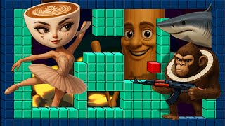 TRALALERO TRALALA, Tung Tung Tung Sahur, Chimpanzini Cocosini, Ballerina Cappuccina
