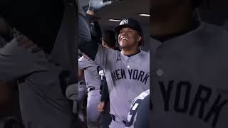 Juan soto su home run 200  y bat to bat con el Marciano 👽 para la Calle #yankees #beisbolista #mlb