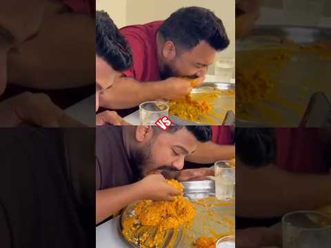 BUTTER CHICKEN Vs DAL RICE ROTI EATING CHALLENGE 😱🔥 #shorts #challenge #mukbang #indianfood