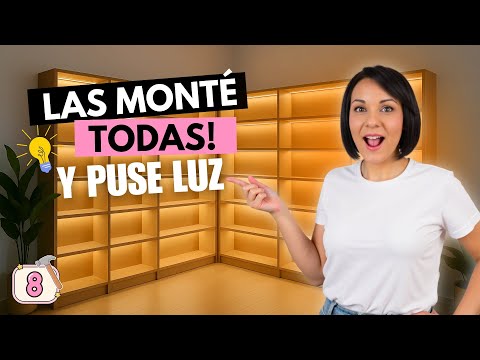 🔨 Reformando SIN OBRAS los rincones de la vergüenza Ep.8 | Estanterías montadas e iluminadas