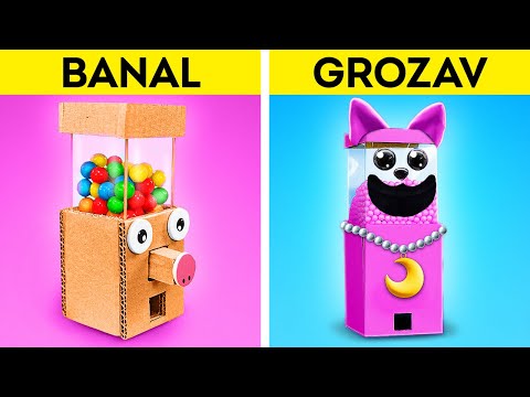 TRUCURI PENTRU PĂRINȚI BOGAȚI VS SĂRACI📦 Provocare de desen! Provocarea culorilor la școală, 123 GO!