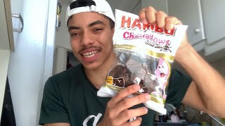 Provei Marshmallows coberto de Chocolate🍫😋
