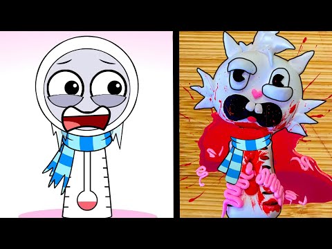 Happy Sprunk Friends In Real Life And Their Reactions | Incredibox Sprunki. Italian Brainrot