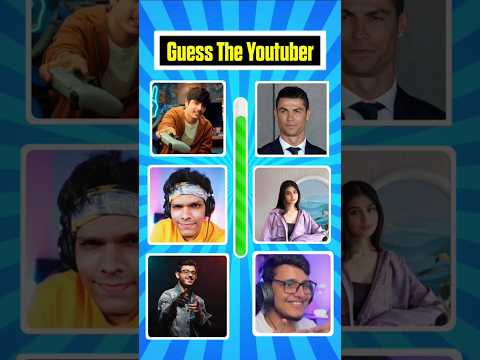 Guess the YouTubers Challenge: Are You Ready? #shorts