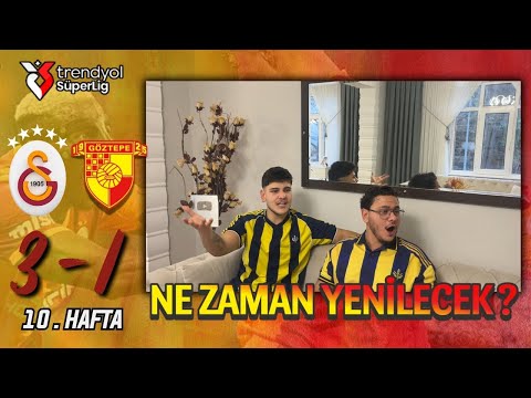 FANATİK 2 KARDEŞ GALATASARAY GÖZTEPE MAÇINI İZLERSE - GALATASARAY 3-1 GÖZTEPE