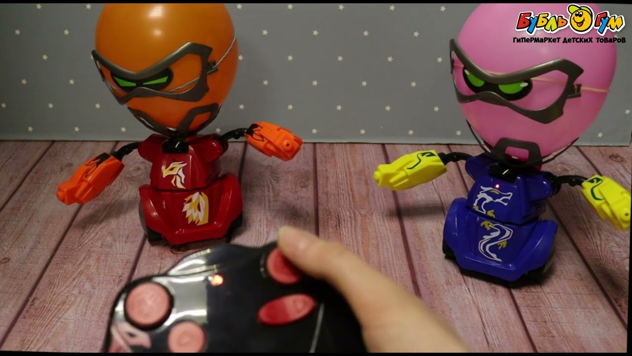 Роботы боевые Robo Combat шарики - видео