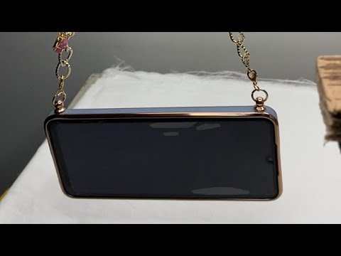 Mobile case cover chain hanger